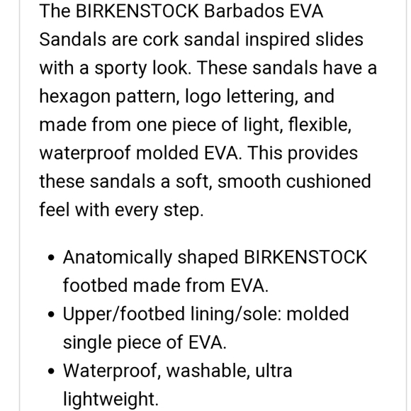 NWT Men's Birkenstock Barbados Eva Slides - Picture 15 of 16